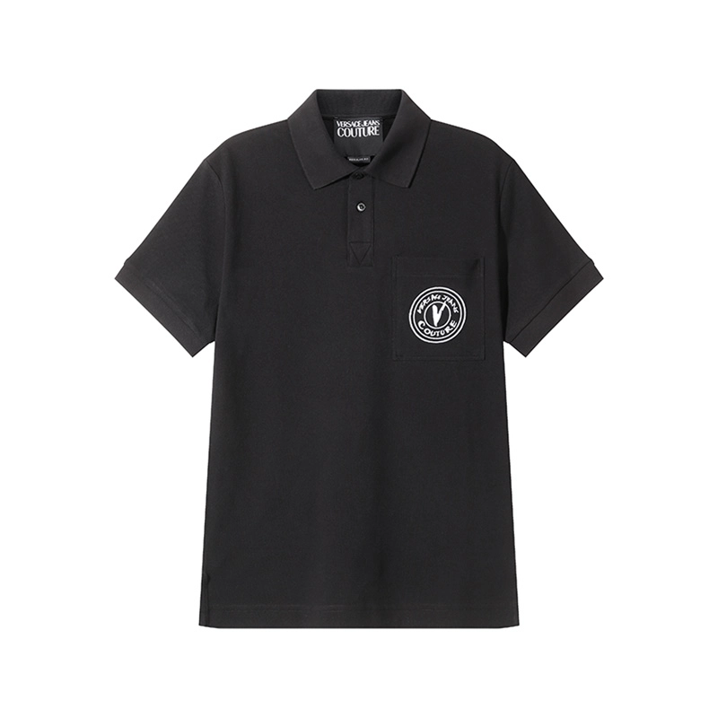 VERSACE JEANS COUTURE SS25 V V-Emblem Polo
