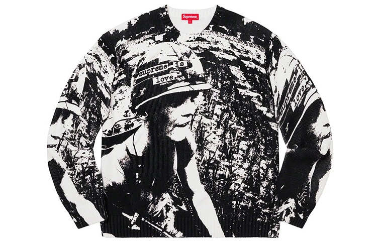 Supreme FW19 Week 9 Supreme Is Love Sweater