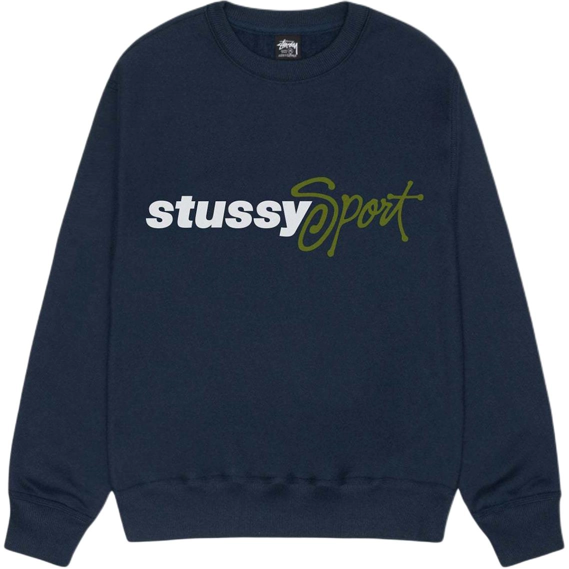 Stussy SS24 SPORT SCRIPT CREW logo