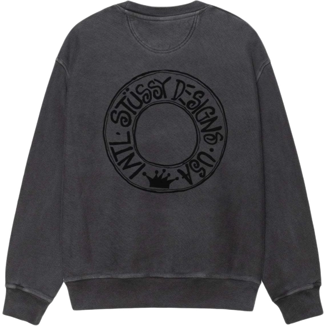 Stussy FW24 BUANA CREW PIGMENT DYED logo