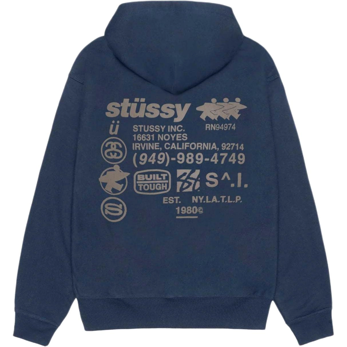 Stussy FW24 2024 DNA ZIP HOODIE
