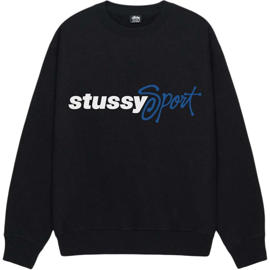 Stussy SS24 SPORT SCRIPT CREW logo