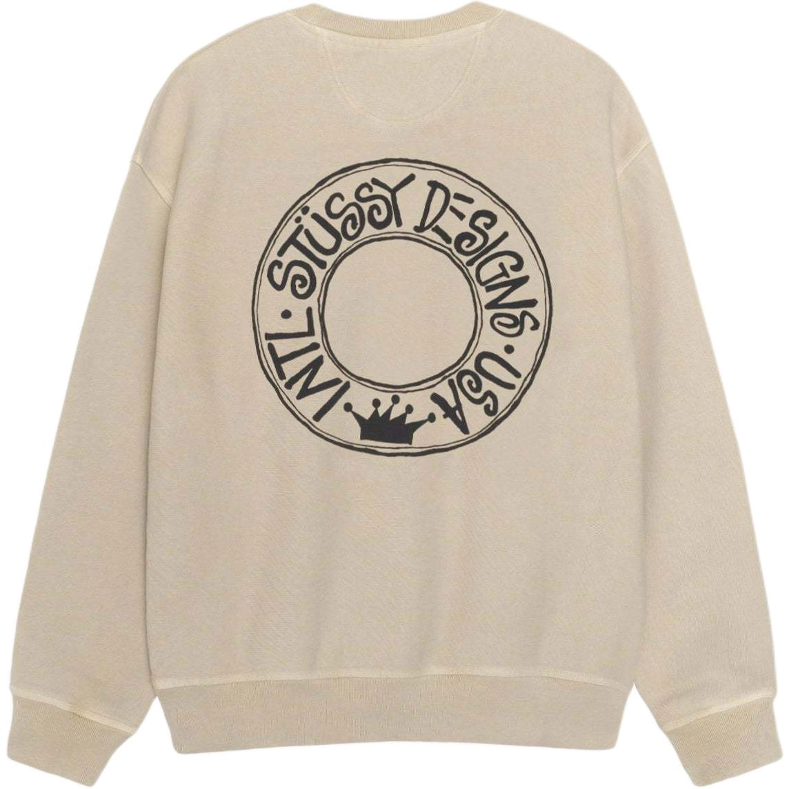 Stussy FW24 BUANA CREW PIGMENT DYED logo