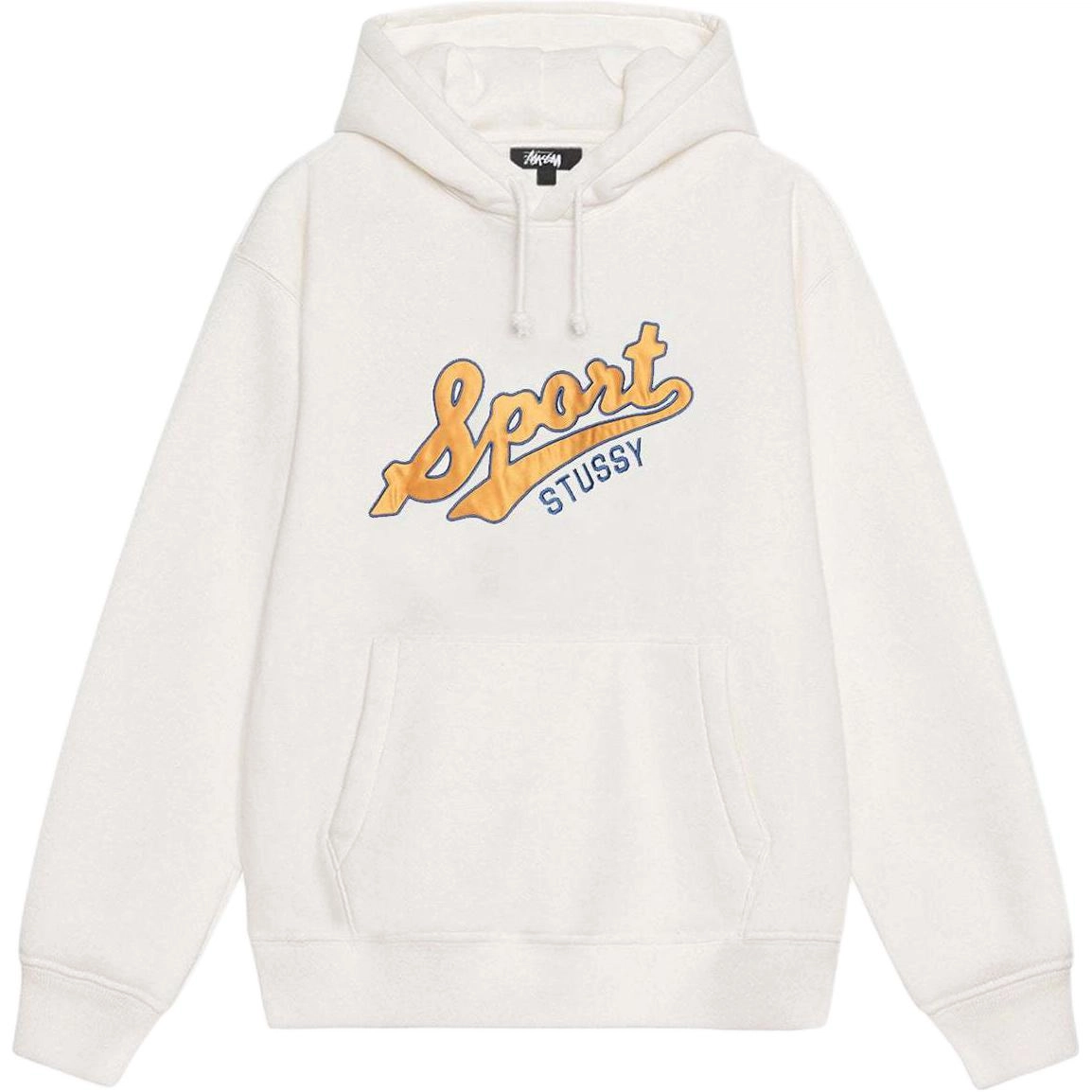 Stussy FW24 SATIN PATCH OVERSIZED HOODIE logo