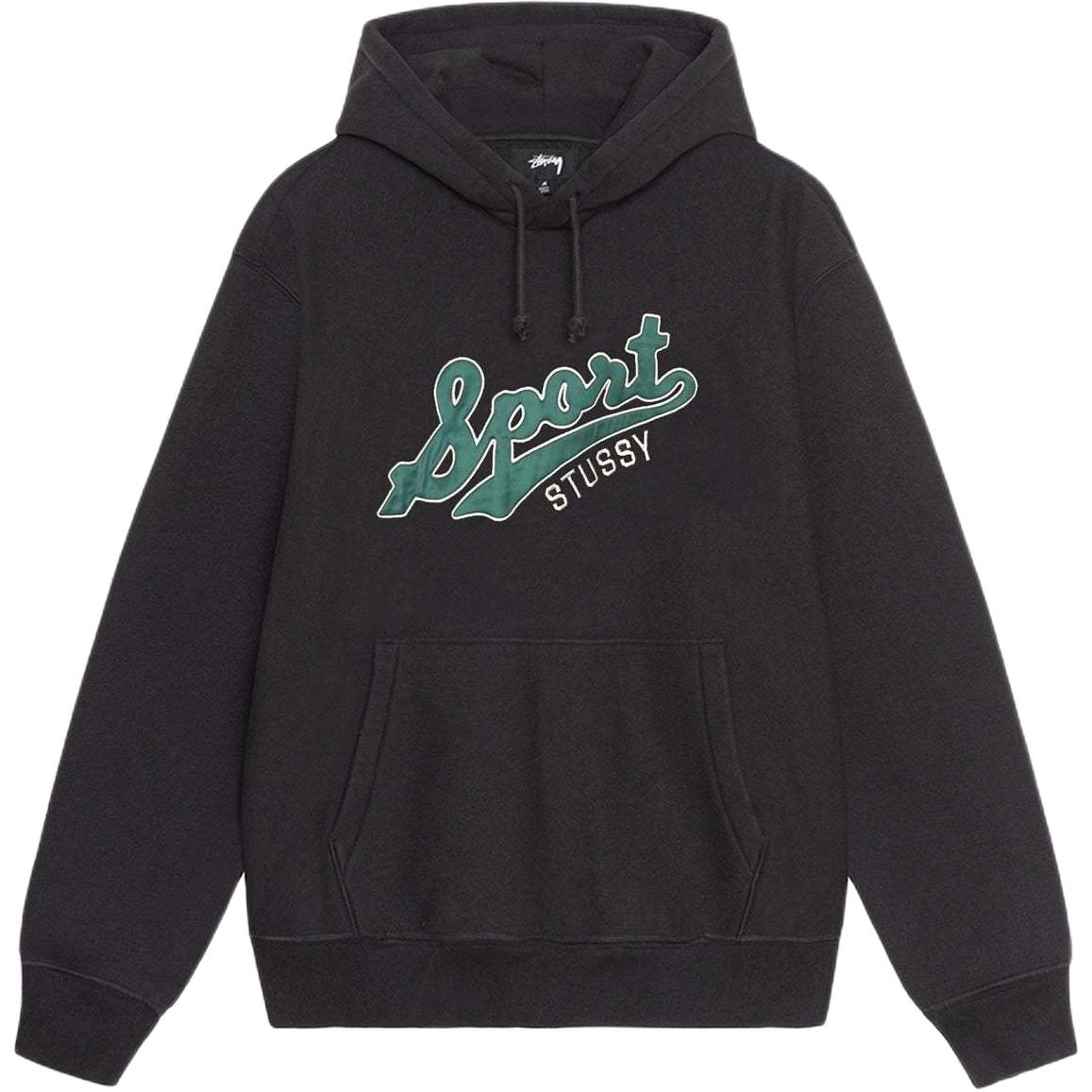 Stussy FW24 SATIN PATCH OVERSIZED HOODIE logo