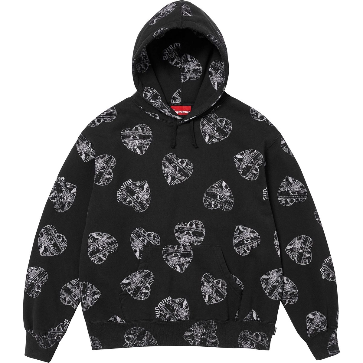 Supreme FW24 WEEK9 Love Cash Hooded Sweatshirt