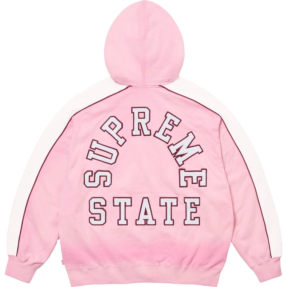 Supreme FW24 WEEK10 State Zip Up Hooded Sweatshirt logo