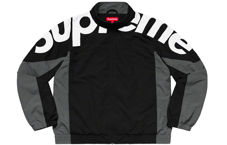 Supreme FW19 Week 1 Shoulder Logo Track Jacket logo