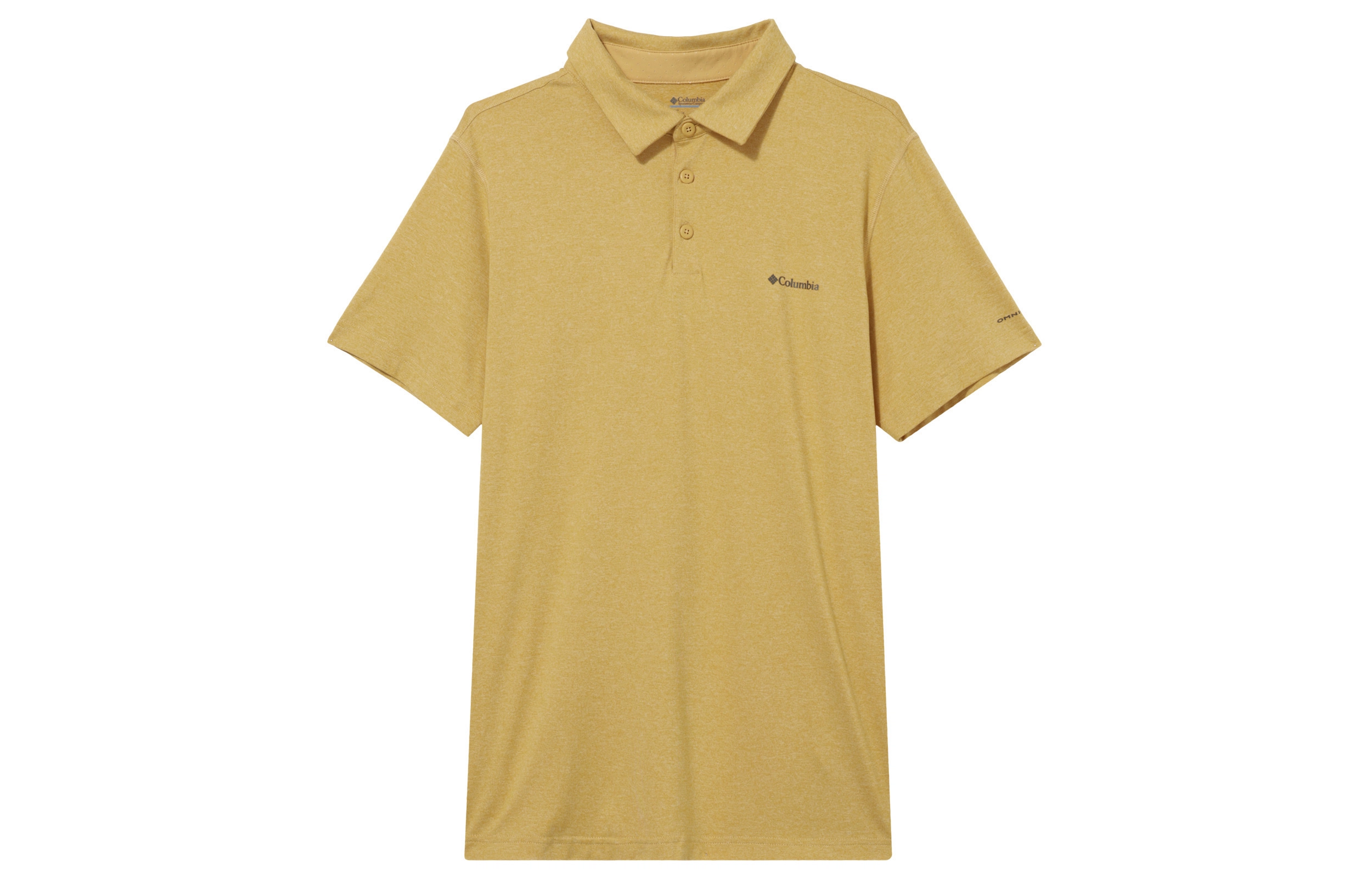 Columbia Yellow Tech Trail T-Shirt (Sun Protection) Polo