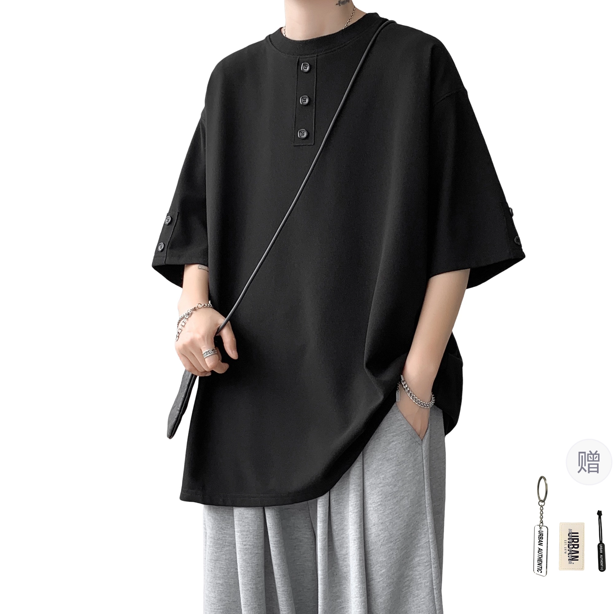 URBAN AUTHENTIC cleanfitT