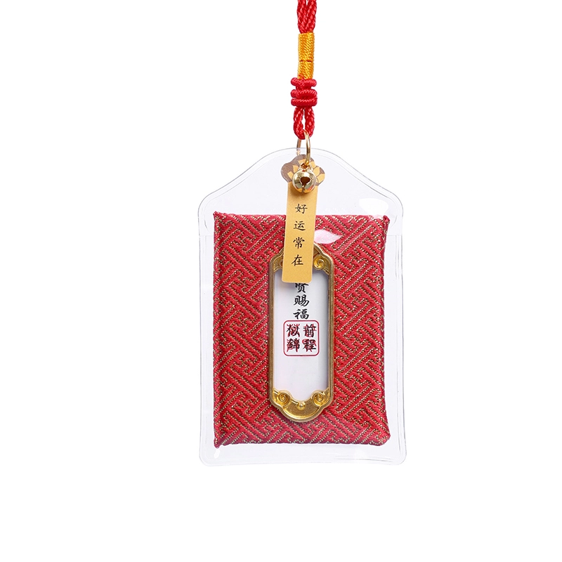 零界 火爆个性创意瑞光财运#好运 织物 挂件 男女同款情侣款