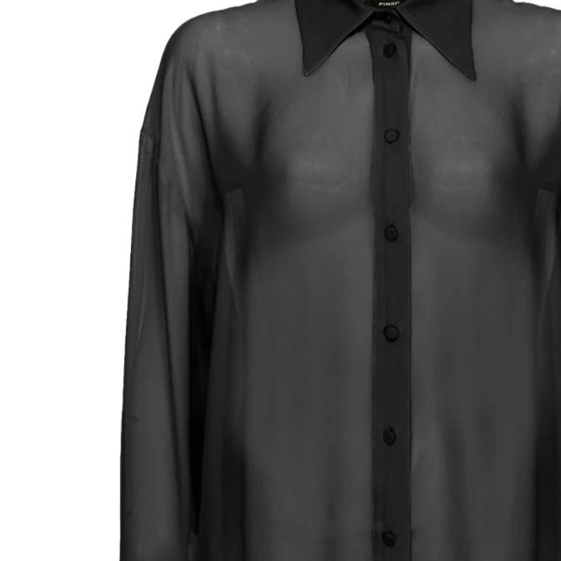 PINKO Camicia Lunga Con Piume
