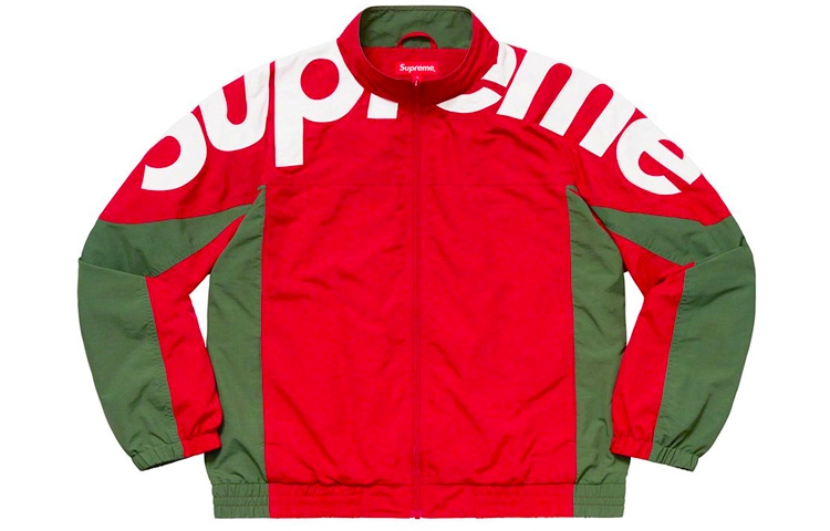 Supreme FW19 Week 1 Shoulder Logo Track Jacket logo