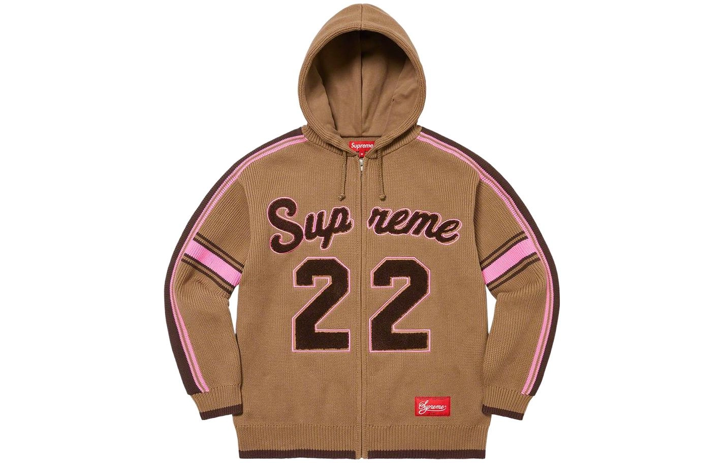 Supreme SS22 Week 3 Sport Zip Up Hooded Sweater