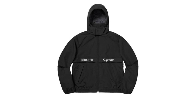 Supreme FW18 x GORE-TEX Court Jacket Black 3M