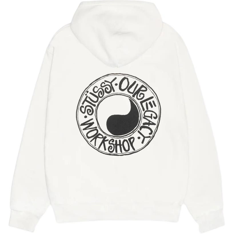 Stussy x OUR LEGACY FW24 WORK SHOP BUANA HOODIE PIGMENT DYED logo