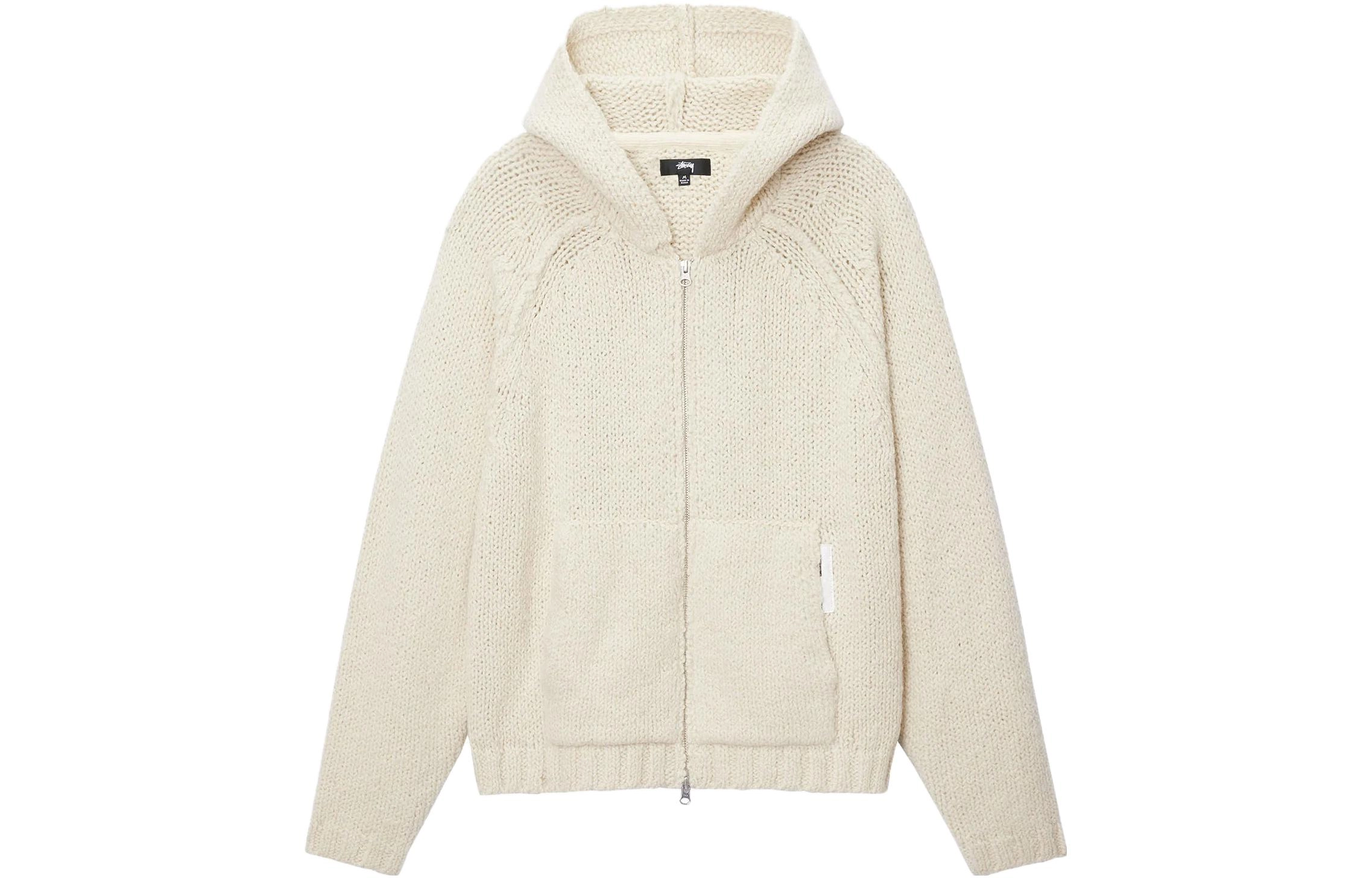 Stussy FW23 Chunky Knit Zip Hoodie