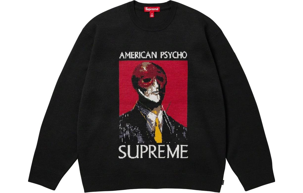 Supreme x FW23 WEEK5 AMERICAN PSYCHO SWEATER