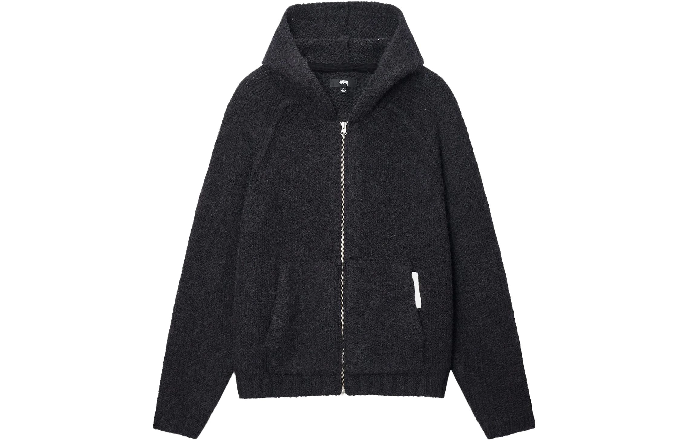 Stussy FW23 Chunky Knit Zip Hoodie
