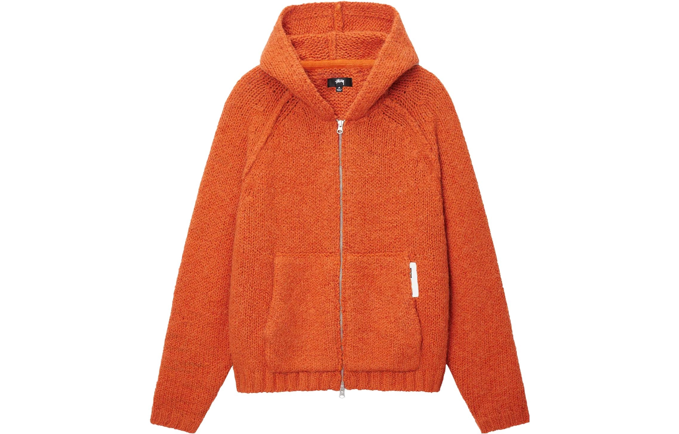 Stussy FW23 Chunky Knit Zip Hoodie