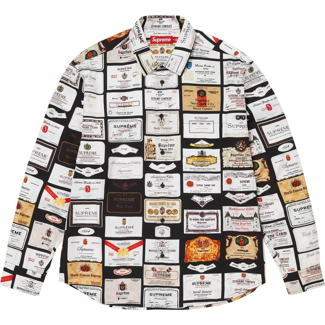 Supreme FW24 WEEK3 Label Shirt logo