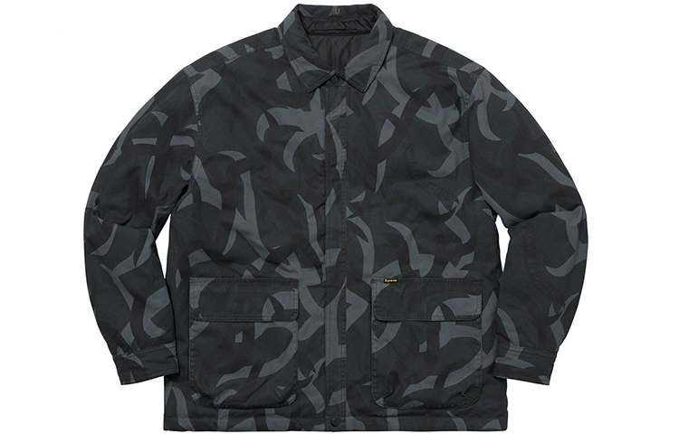 Supreme FW19 Week 8 Reversible Puffy Work Jacket