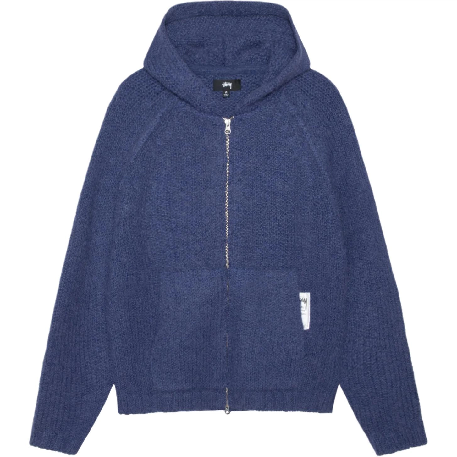 Stussy FW23 Chunky Knit Zip Hoodie
