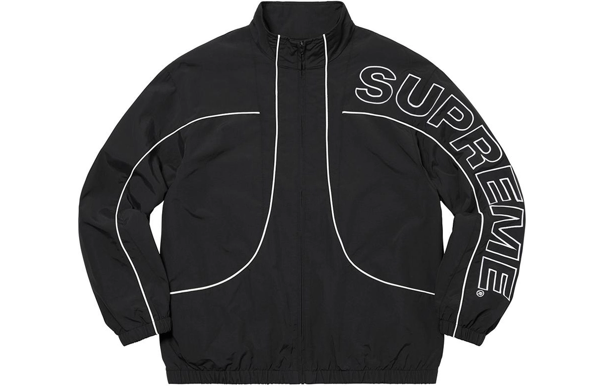 Supreme FW20 Week 1 Piping Track Jacket Logo