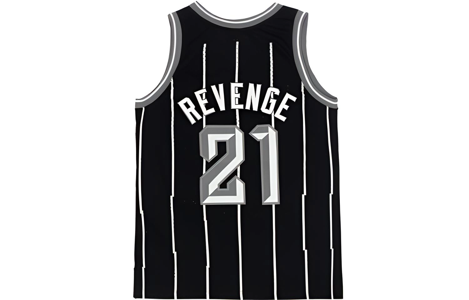 Revenge Black Jersey Embroidered