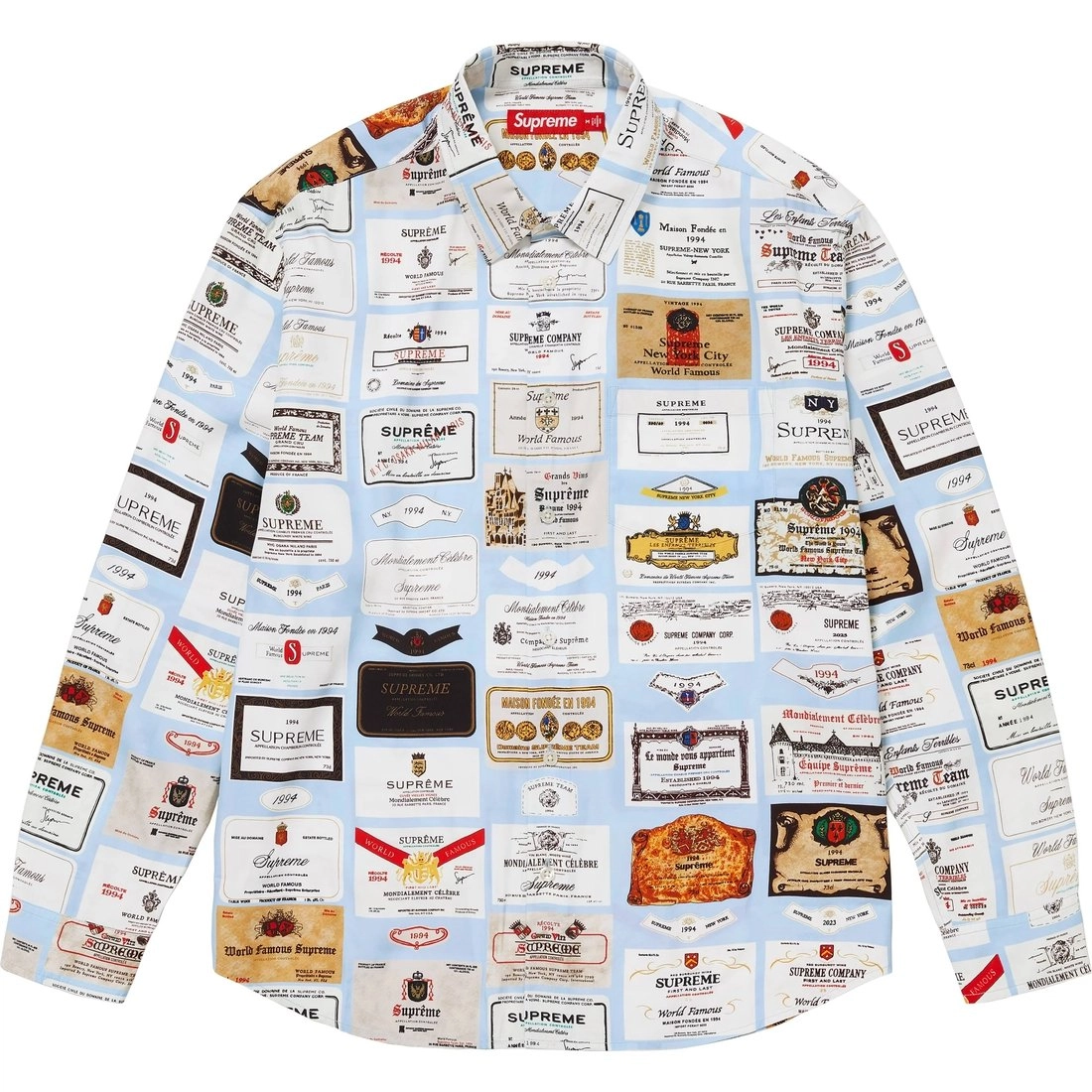 Supreme FW24 WEEK3 Label Shirt logo