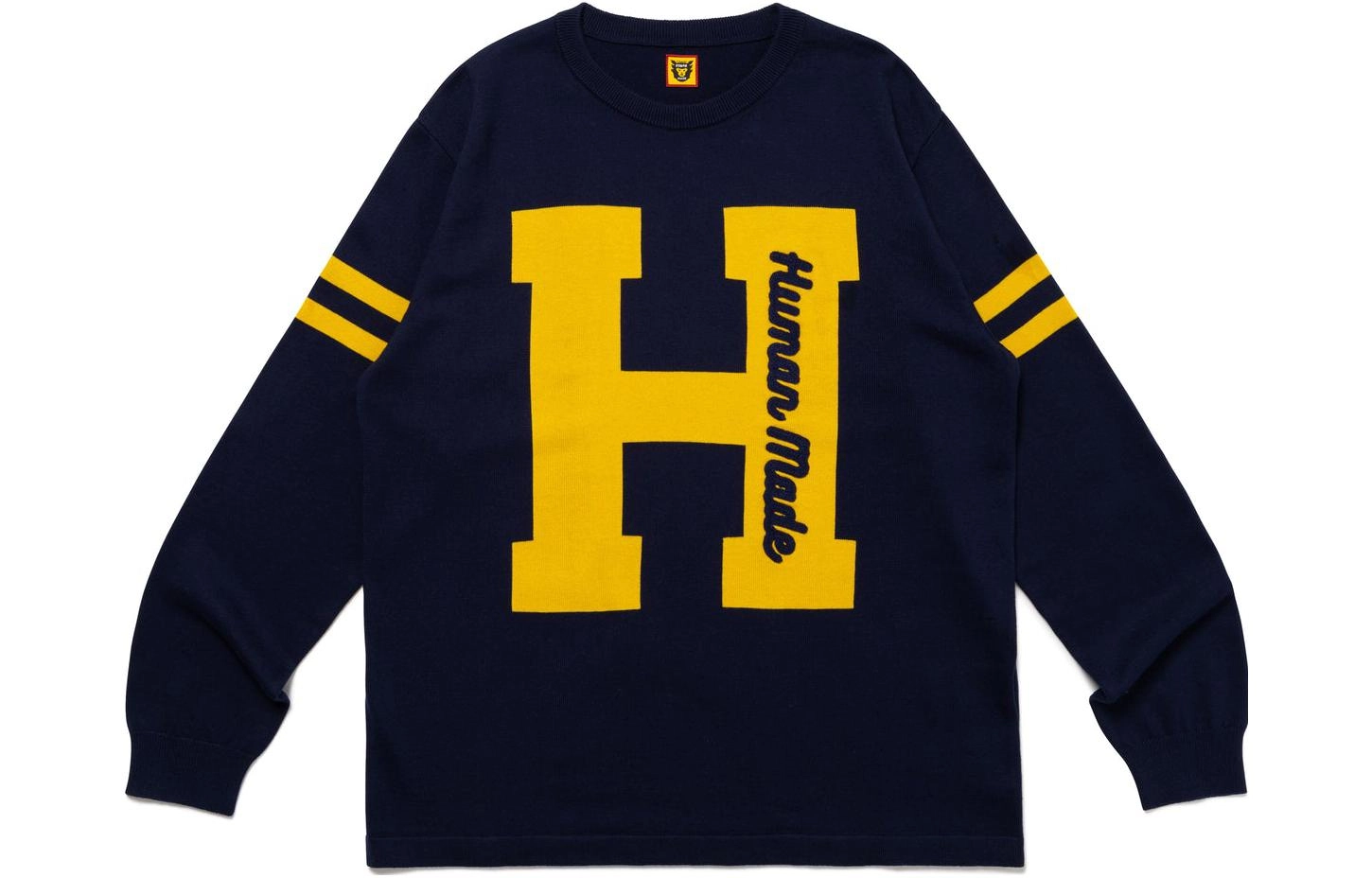 HUMAN MADE FW23 KNIT SWEATER 1 Logo