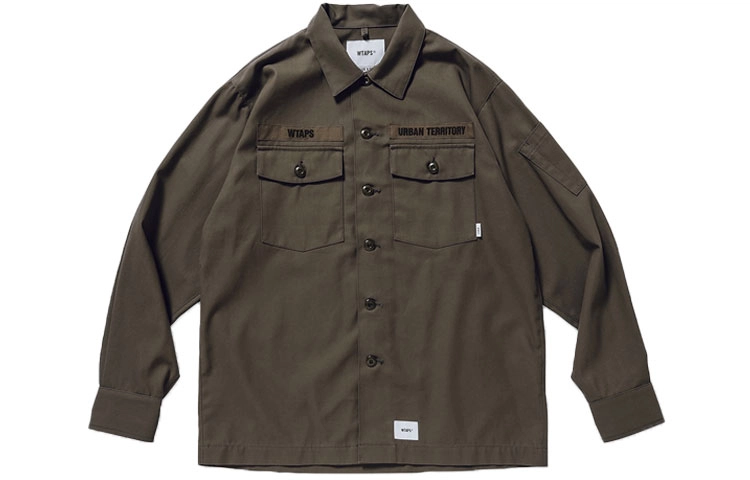 WTAPS SS21 BUDS LS COTTON. TWILL