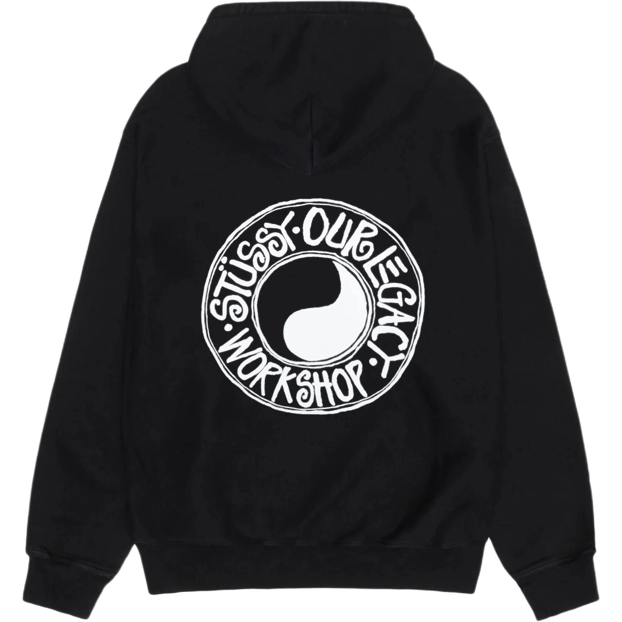 Stussy x OUR LEGACY FW24 WORK SHOP BUANA HOODIE PIGMENT DYED logo