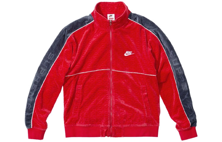 Supreme Week 3 x Nike Velour Track Jacket Logo