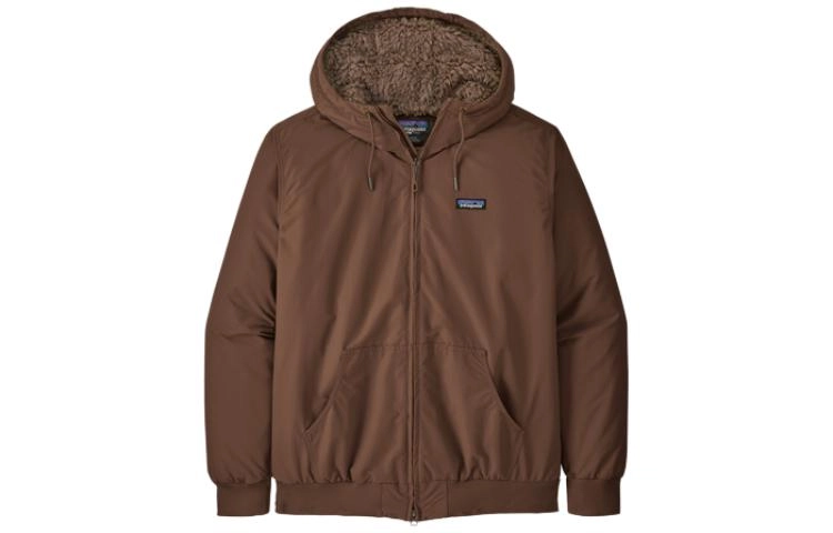 patagonia Lined Isthmus Hoody Logo