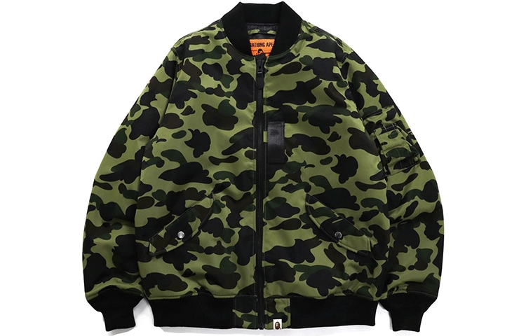 A BATHING APE BAPE 1st Camo Nylon Twill Ma-1 MA-1