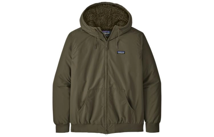 patagonia Lined Isthmus Hoody Logo
