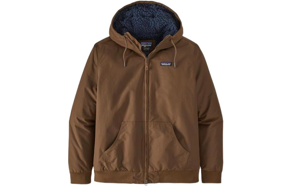 patagonia Lined Isthmus Hoody Logo