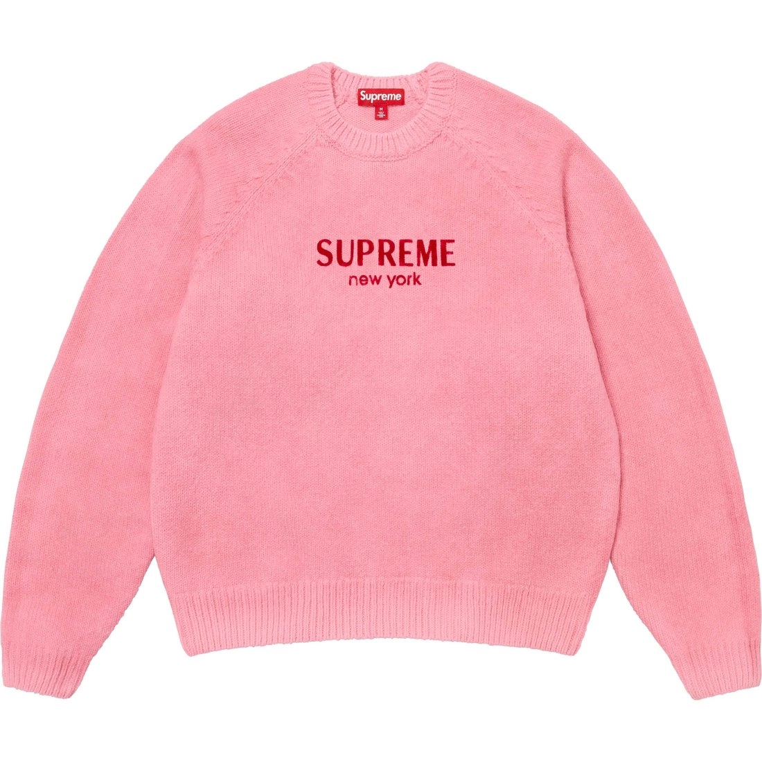 Supreme FW24 WEEK17 Flocked Logo Sweater logo