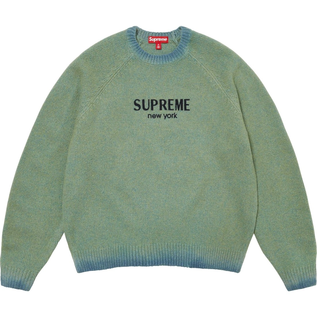 Supreme FW24 WEEK17 Flocked Logo Sweater logo