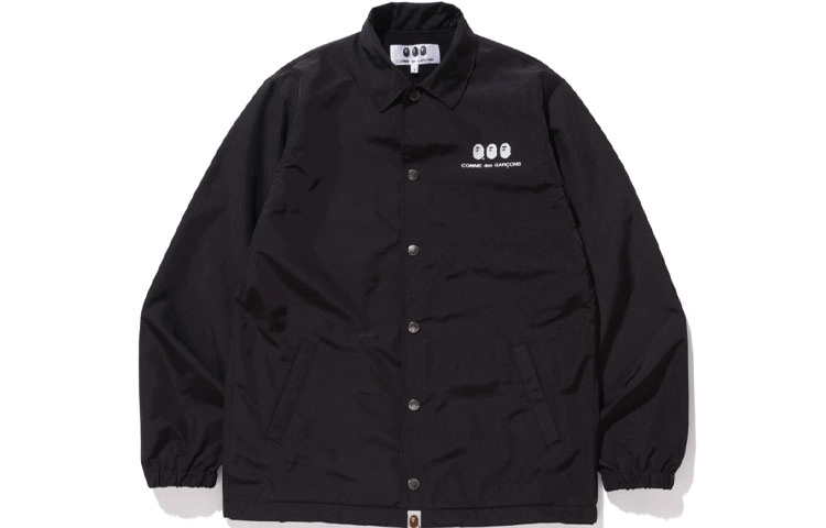 BAPE x CDG Coach Jacket Logo