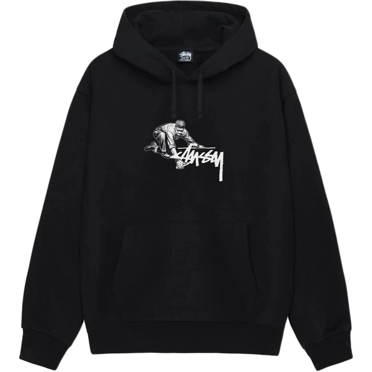 Stussy FW24 WORKER HOODIE logo