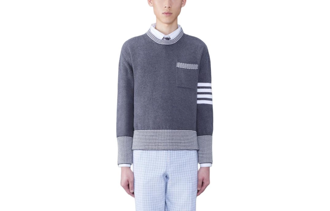 THOM BROWNE Cotton Hector Pullover