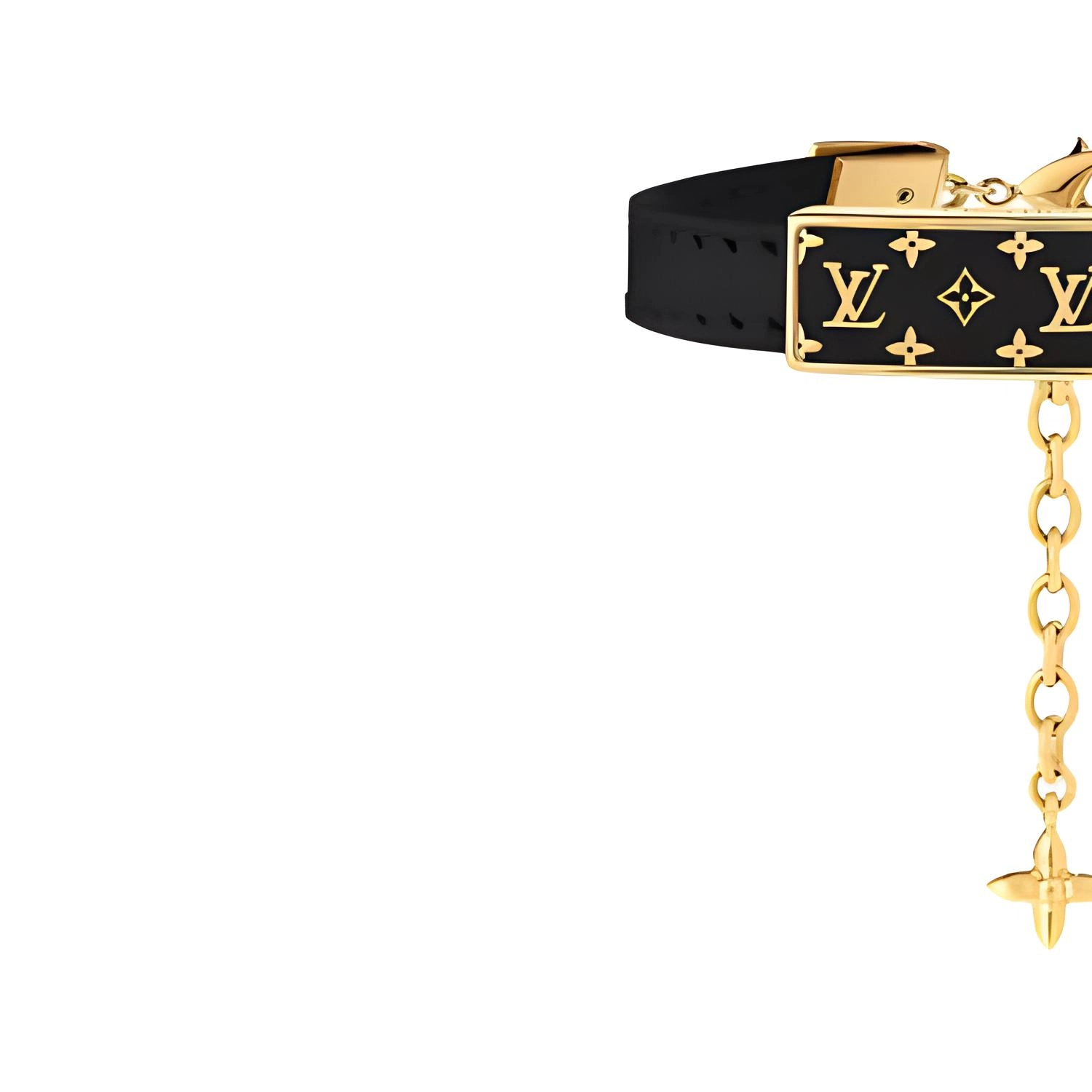 LOUIS VUITTON Nanogram Enamel Logo