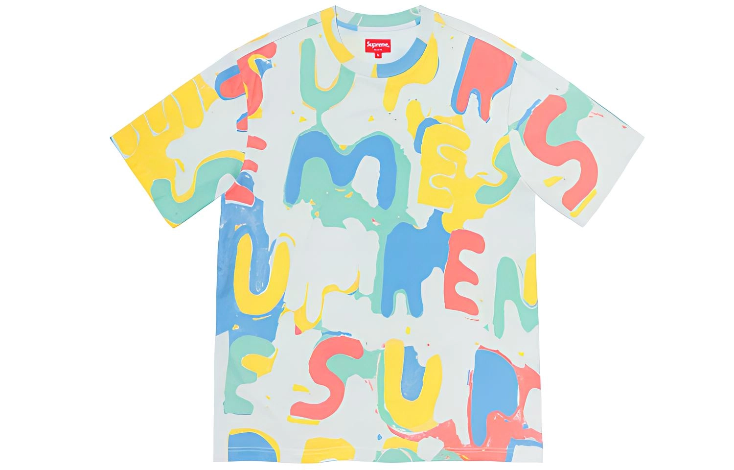 Supreme SS20 Week 14 Painted Logo SS Top LogoT