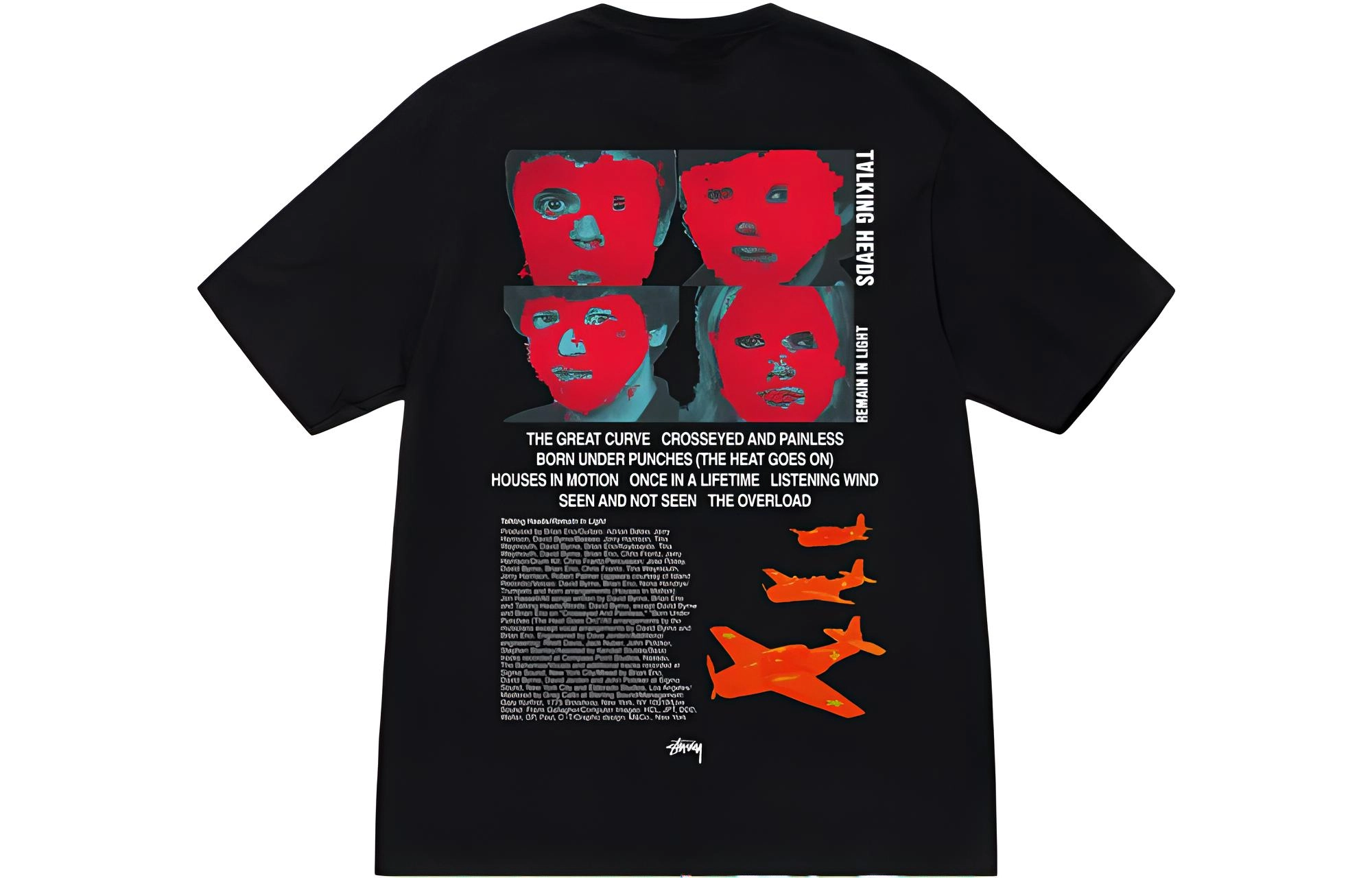 Stussy x TALKING HEADS FW23 REMAIN IN LIGHT TEE T