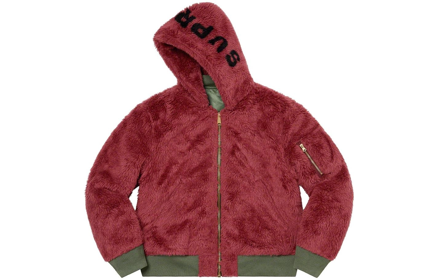 Supreme FW22 Week12 Faux Fur Reversible MA-1