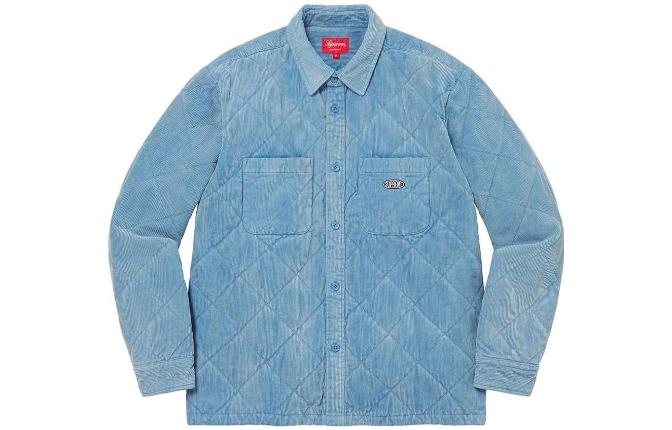 Supreme FW22 Week 11 Quilted Corduroy Shirt