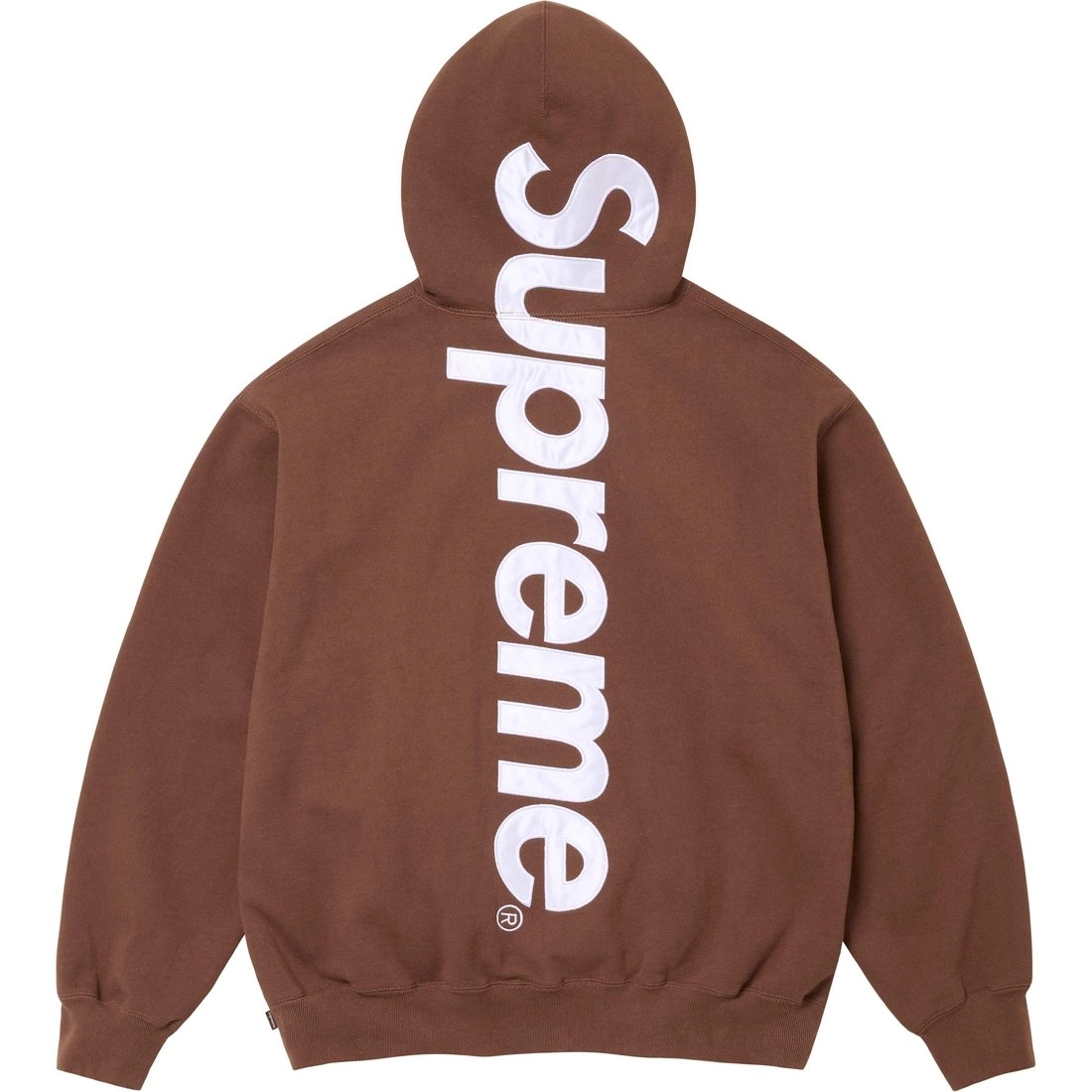 Supreme FW24 WEEK3 Satin Appliqu Hooded Sweatshirt logo