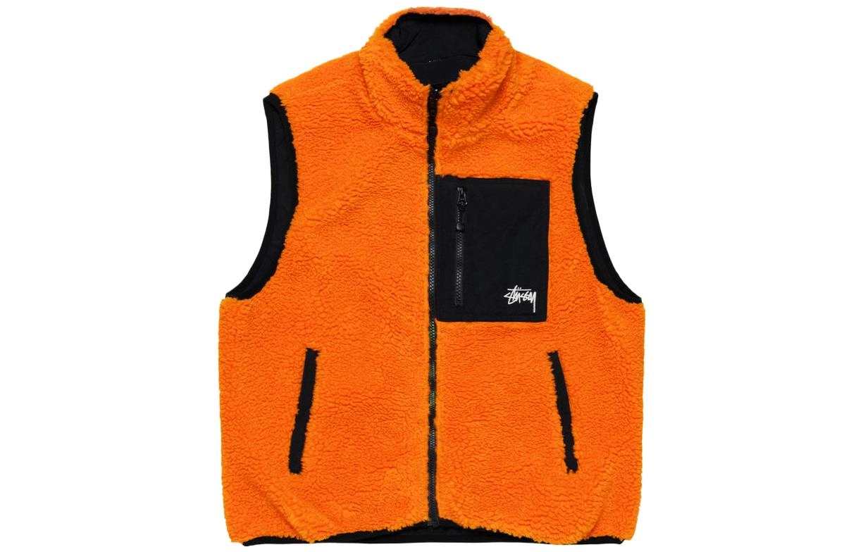 Stussy FW23 SHERPA REVERSIBLE VEST